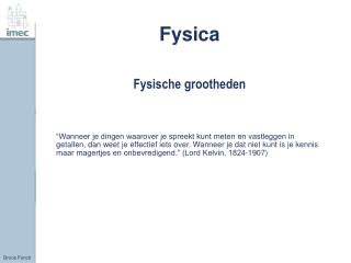 Fysica