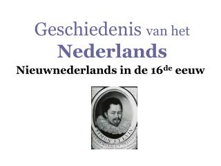 Geschiedenis van het Nederlands