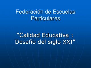 Federación de Escuelas Particulares