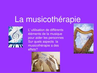 La musicothérapie