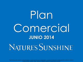 Plan Comercial JUNIO 2014