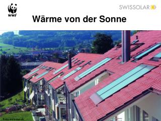 Wärme von der Sonne