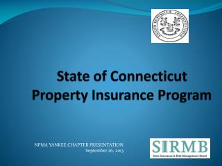 State of Connecticut Property Insurance Program