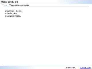 Tipos de navegação