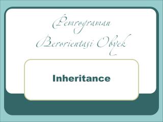 Inheritance