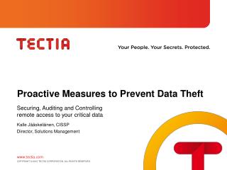 Proactive Measures to Prevent Data Theft