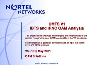 V5 - 10th May 2001 OAM Solutions