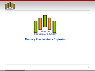 Muros y Puertas Anti - Explosion