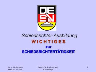 Schiedsrichter-Ausbildung