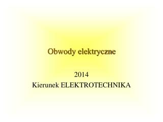 Obwody elektryczne