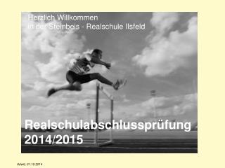 Realschulabschlussprüfung 2014/2015