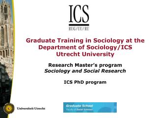 Sociology in the Netherlands: Substantive Features I
