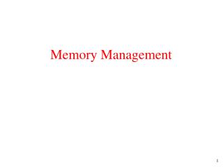 Memory Management