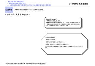 【1 　 事業の内容及び実施方法 】 1. １　事業内容（実施方法を含む） 1.1.1 　燃料集合体及び制御棒クラスタ（ RCC ）の試験計画に係る技術検討