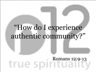 Romans 12:9-13