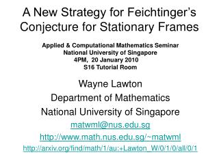 A New Strategy for Feichtinger’s Conjecture for Stationary Frames