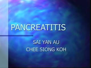 PANCREATITIS