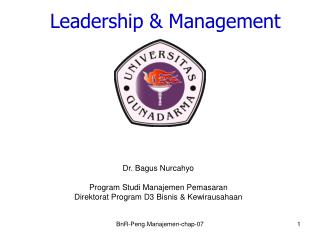 Leadership &amp; Management