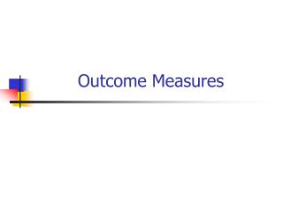 Outcome Measures