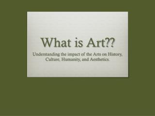 What is Art??