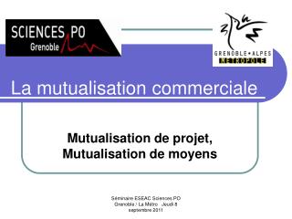 La mutualisation commerciale