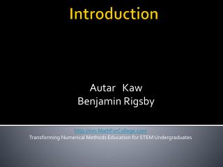 Introduction