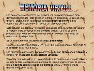 MEMORIA VIRTUAL