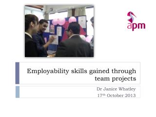 Employability skills gained through team projects
