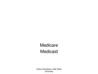 Medicare Medicaid