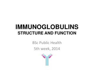 IMMUNOGLOBULINS S TRUCTURE AND F UNCTION