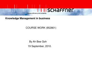 Knowledge Management in business