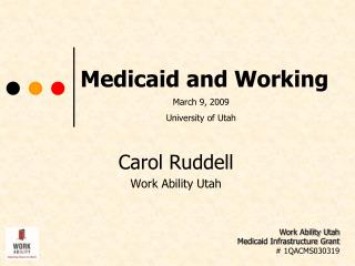 Medicaid and Working