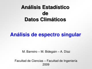 Análisis Estadístico de Datos Climáticos