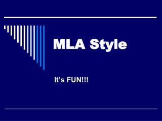 MLA Style