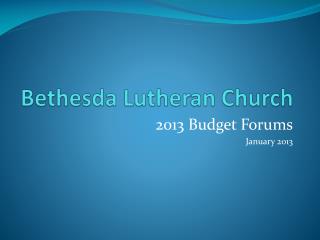 Bethesda Lutheran Church