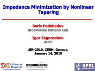 Impedance Minimization by Nonlinear Tapering