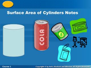 Surface Area of Cylinders Notes