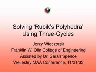 Solving ‘Rubik’s Polyhedra’ Using Three-Cycles