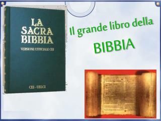 Il grande libro della BIBBIA