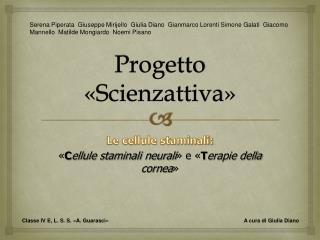 Progetto «Scienzattiva»