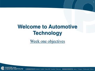 Welcome to Automotive Technology