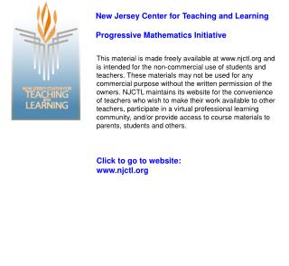 Click to go to website: njctl