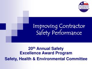 Improving Contractor Safety Performance