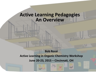 Active Learning Pedagogies An Overview