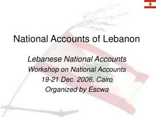 National Accounts of Lebanon