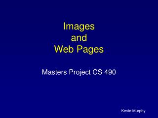 Images and Web Pages