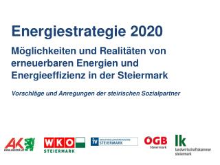 Energiestrategie 2020
