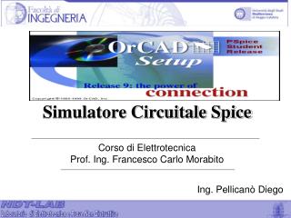 Corso di Elettrotecnica Prof. Ing. Francesco Carlo Morabito