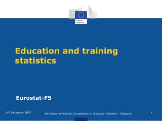 Education and training statistics