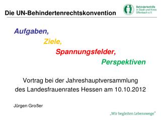 Die UN-Behindertenrechtskonvention